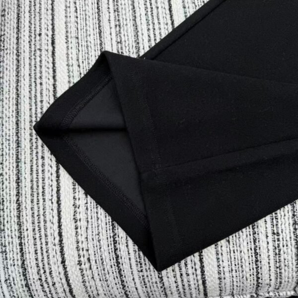 Miu Miu new style wide-leg trousers with elastic waistband and letter design.