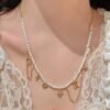 Louis Vuitton Alphabet Pearl Necklace