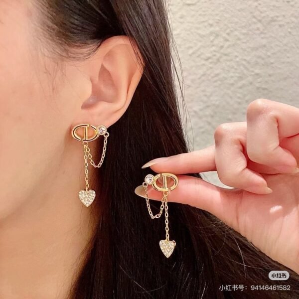 Dior CD stud earrings