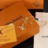 LV golden letter necklace