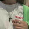 lv letter perfume bottle necklace