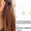 LV four-leaf clover hollowed-out twisted earrings