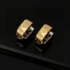 LV four-leaf clover hollowed-out twisted earrings