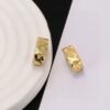 LV four-leaf clover hollowed-out twisted earrings
