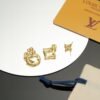 Louis Vuitton stud earrings letter stud earrings