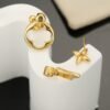 Louis Vuitton stud earrings letter stud earrings