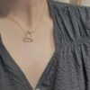 Louis Vuitton Alphabet Pearl Necklace