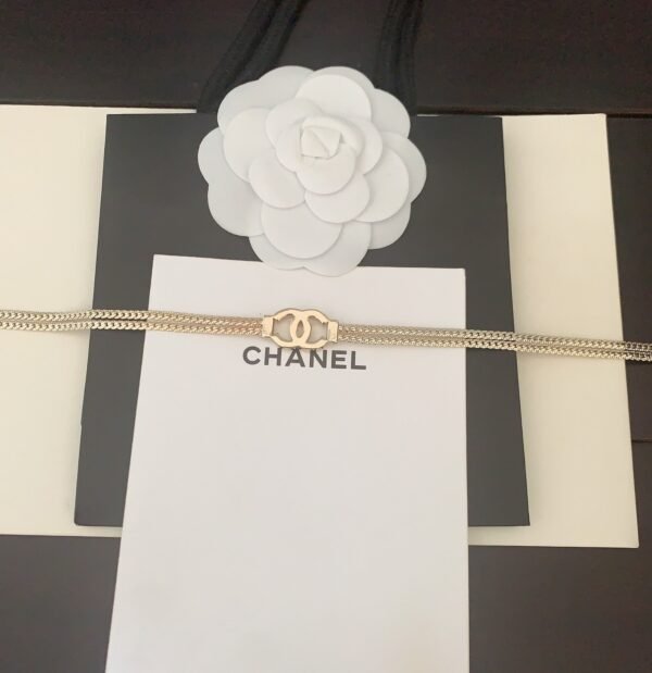 ch*nel double-layer cc necklace