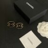Chanel double C stud earrings