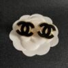 Chanel double C stud earrings