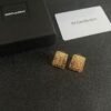 Saint Laurent classic letter stud earrings