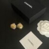 Chanel classic double C stud earrings