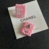 Chanel diamond-shaped double C stud earrings