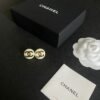 Chanel classic double c stud earrings