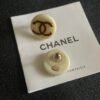 Chanel classic double c stud earrings