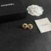 Chanel classic double c stud earrings