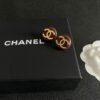 Chanel classic double c stud earrings