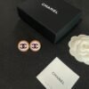 Chanel classic double C stud earrings