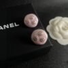 Chanel round double C stud earrings