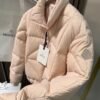 Moncler Quilted cropped down jacket Made of fine and soft nylon fabric