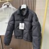 Moncler Quilted cropped down jacket Made of fine and soft nylon fabric