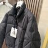 Moncler Quilted cropped down jacket Made of fine and soft nylon fabric