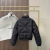 Moncler Quilted cropped down jacket Made of fine and soft nylon fabric