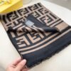 FENDI classic cashmere scarf size 42x180cm