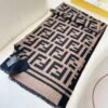 FENDI classic cashmere scarf size 42x180cm