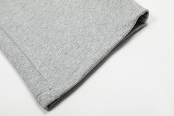 MIU MIU Autumn winter thick fake two waist design drawstring curved knife version plus fleece sweatpants