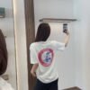 DIOR unisex couple T-shirts are made of 300g high-density cotton