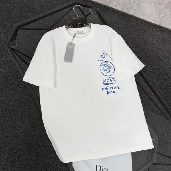 DIOR unisex couple T-shirts are made of 300g high-density cotton