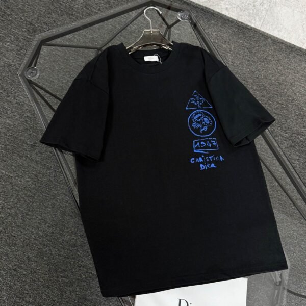 DIOR unisex couple T-shirts are made of 300g high-density cotton
