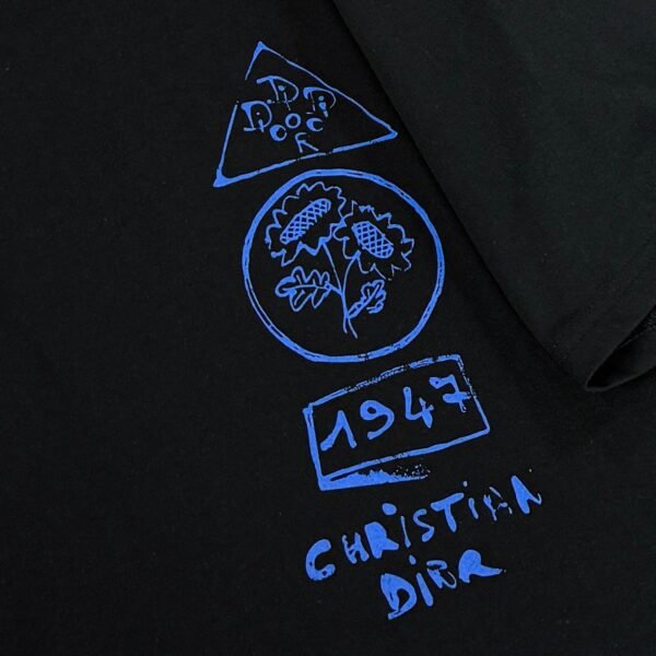 DIOR unisex couple T-shirts are made of 300g high-density cotton