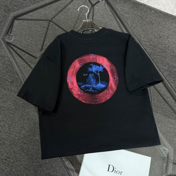 DIOR unisex couple T-shirts are made of 300g high-density cotton