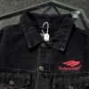 Balenciaga 2025 high-end denim jackets are made of 480g high-quality fabric