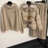 Loro Piana Winter Warmth Four-Piece Set: Sweatshirt, Jacket, Pants, and Gloves