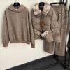 Loro Piana Winter Warmth Four-Piece Set: Sweatshirt, Jacket, Pants, and Gloves