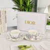 Dior [Butterfly Series] – Double Cup and Saucer Coffee Cup