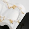 Louis Vuitton Alphabet Pearl Necklace