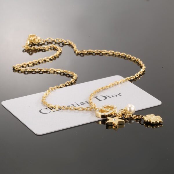 Dior four-leaf clover necklace