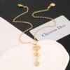 Dior four-leaf clover necklace