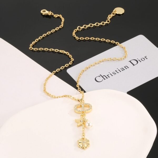 Dior four-leaf clover necklace