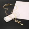 Dior four-leaf clover necklace