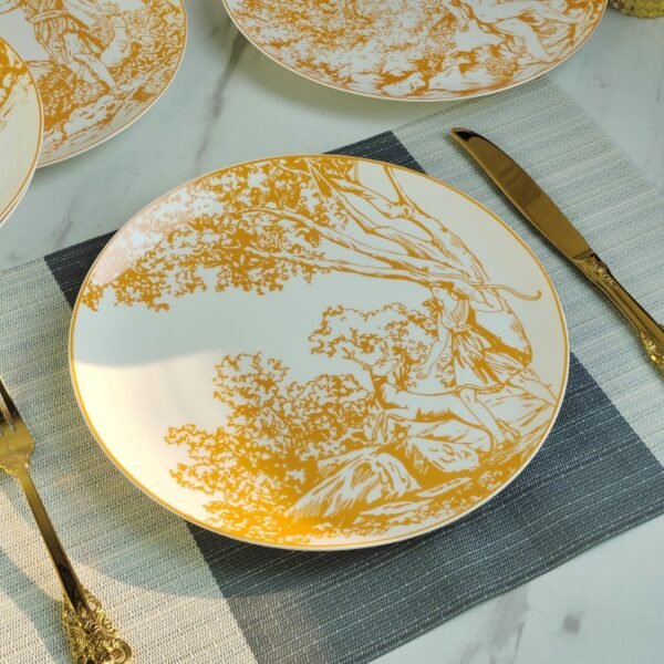 DIOR new Limoges six-plate set quality life tableware bone porcelain material
