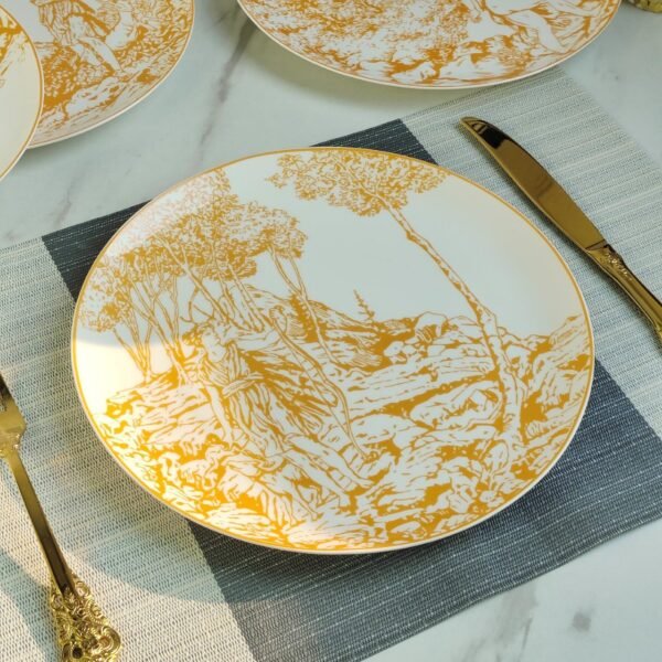 DIOR new Limoges six-plate set quality life tableware bone porcelain material