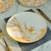 DIOR new Limoges six-plate set quality life tableware bone porcelain material