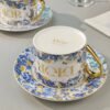 DIOR coffee cup and plate set