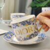 DIOR coffee cup and plate set