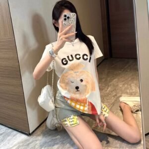 GUCCI Cartoon puppy T-shirt